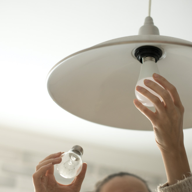 sunnyside manor Inclusive Services Maintenace Changing Light Bulb